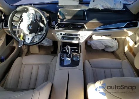 2021 BMW 740 I из США, поврежденный, VIN WBA7T2C08MCE56488